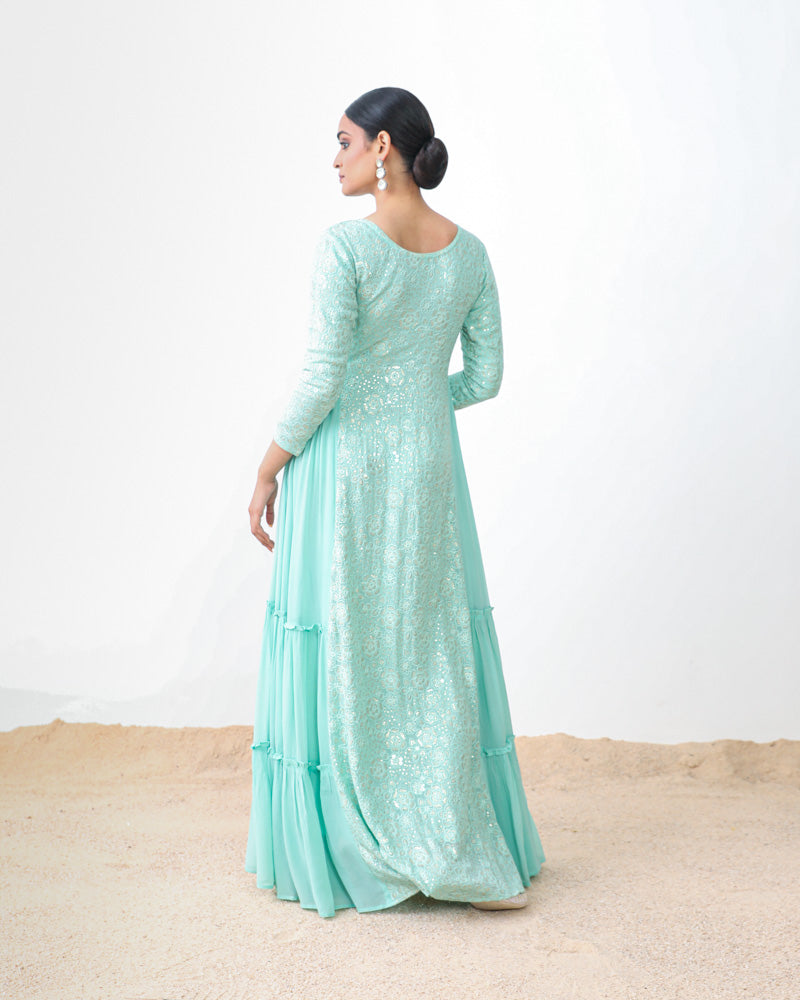 
                  
                    Georgette Sequence Embroidery Anarkali
                  
                